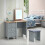 Timber Art Design UK Astbury Freestanding Dressing Table Bevelled Mirror 4