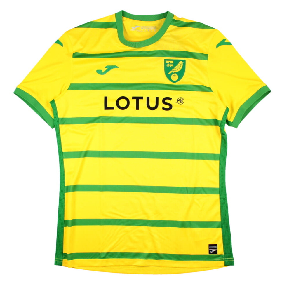 (XXL) 2023-2024 Norwich City Home Shirt