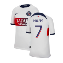 (SB) 2023-2024 PSG Away Shirt (Kids) (Mbappe 7)