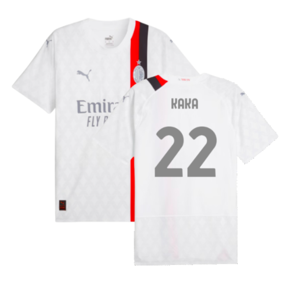 Puma (M) 2023-2024 Ac Milan Away Authentic Shirt (Kaka 22)