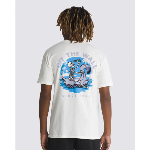 Vans (X-Large) Vans Stay Cool Short Sleeve Mens T Shirt Cream