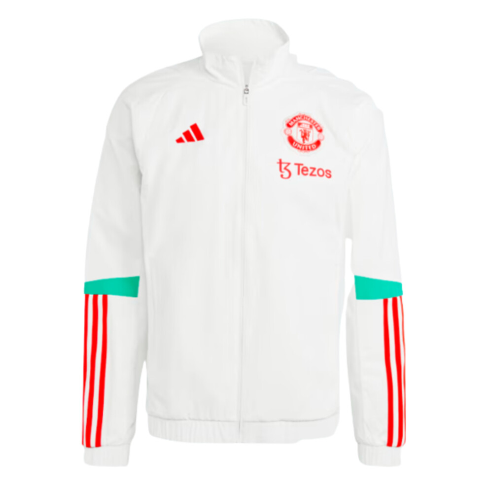 Adidas (3Xl) 2023-2024 Man Utd Presentation Jacket (White) White