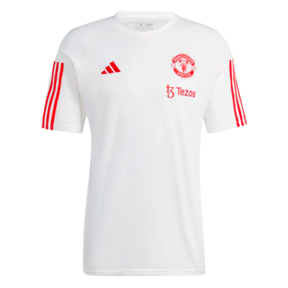 Adidas (S) 2023-2024 Man Utd Training Tee (White) White