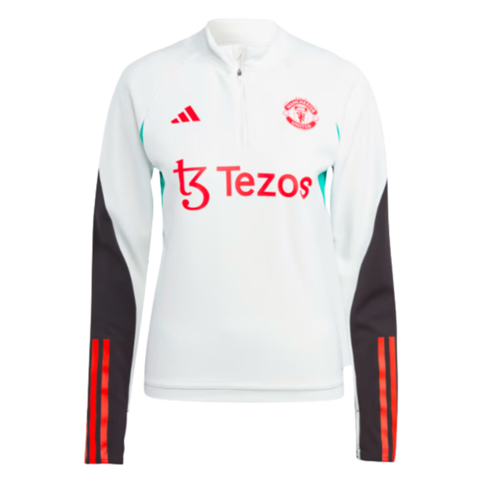 (L) 2023-2024 Man Utd Training Top (White) - Ladies