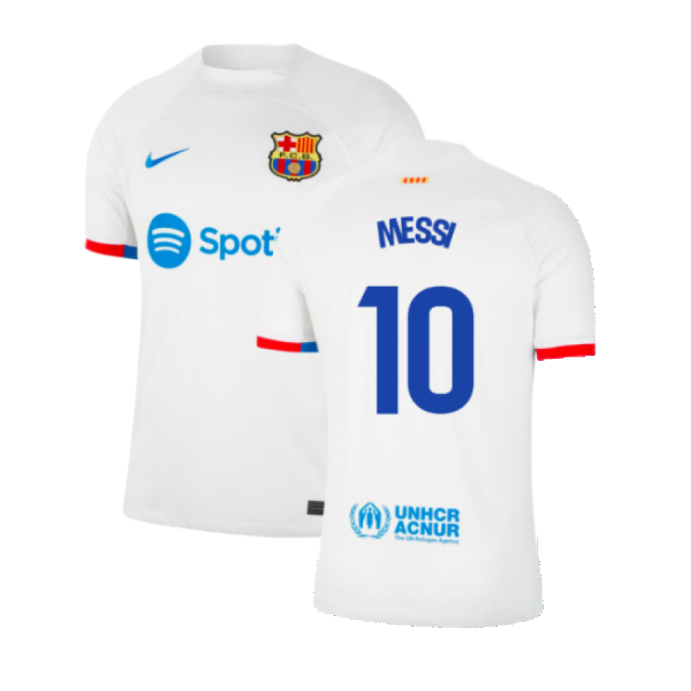 (XL) 2023-2024 Barcelona Away Shirt (Messi 10)