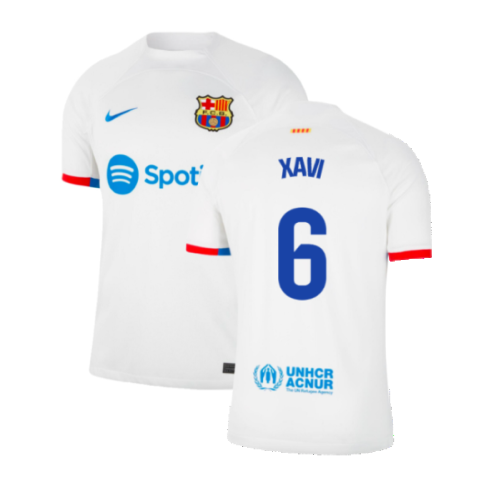 (S) 2023-2024 Barcelona Away Shirt (Xavi 6)