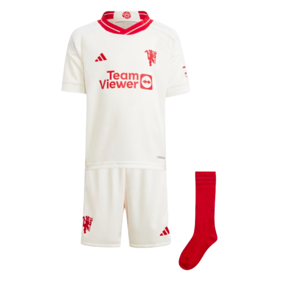 Adidas (2-3 Years) 2023-2024 Man Utd Third Mini Kit