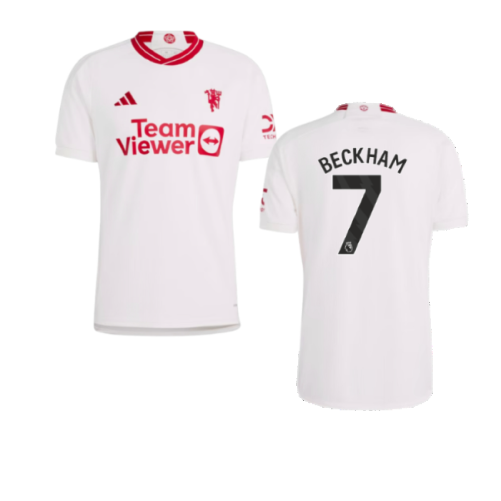 Adidas (3Xl) 2023-2024 Man Utd Third Shirt (Beckham 7)