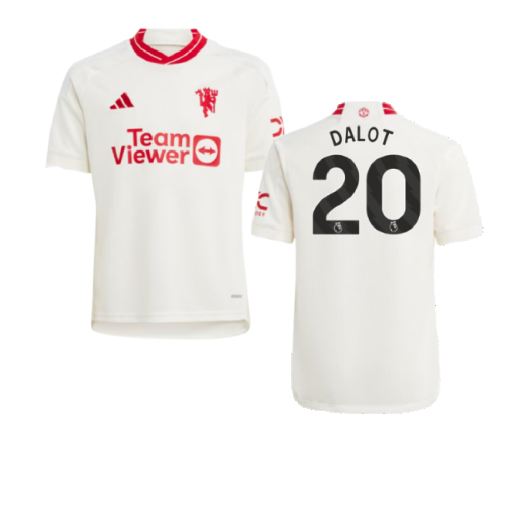 Adidas (Sb) 2023-2024 Man Utd Third Shirt (Kids) (Dalot 20)