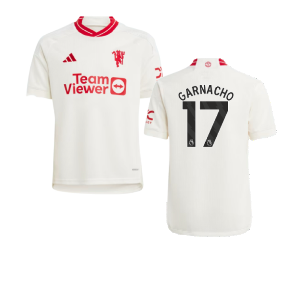 Adidas (Sb) 2023-2024 Man Utd Third Shirt (Kids) (Garnacho 17)