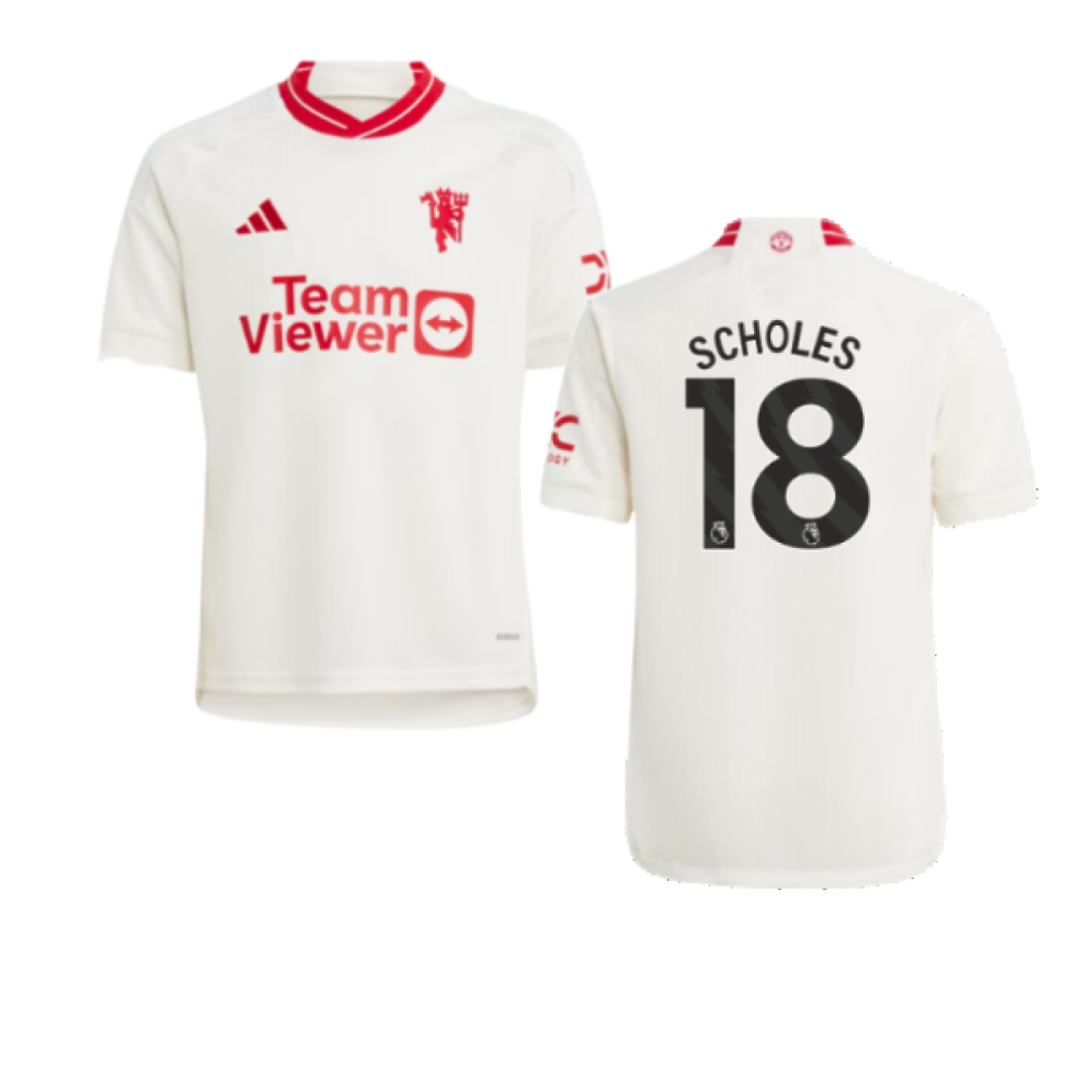 (MB) 2023-2024 Man Utd Third Shirt (Kids) (Scholes 18)