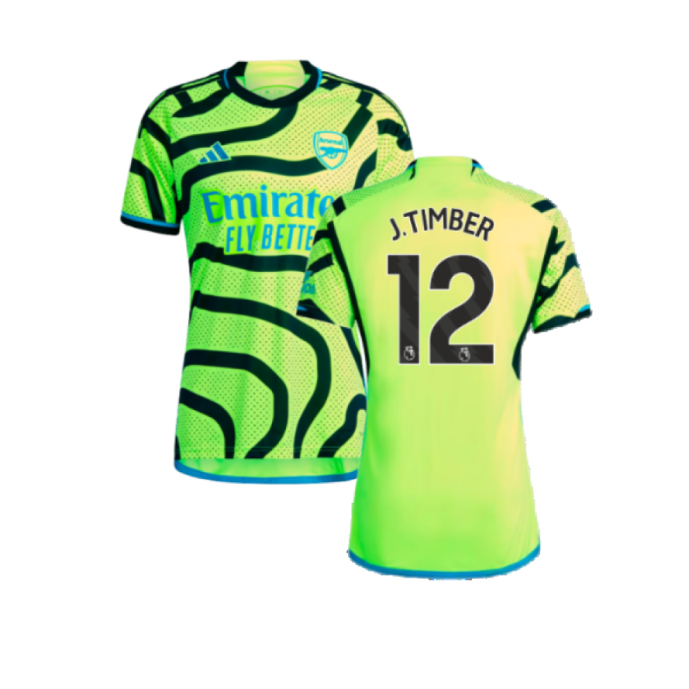 (L) 2023-2024 Arsenal Away Shirt (J.Timber 12)