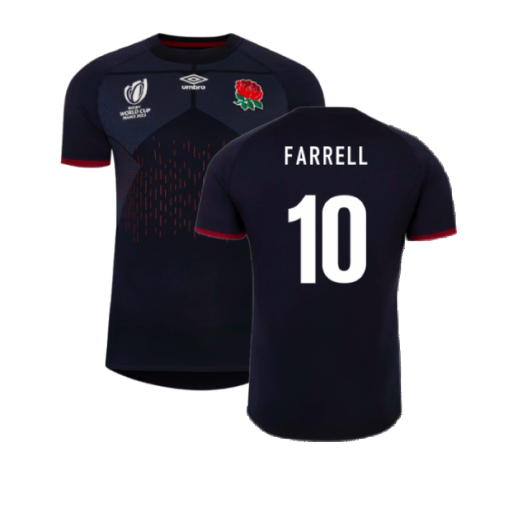 (XXL) England RWC 2023 Rugby Alternate Jersey (Farrell 10)