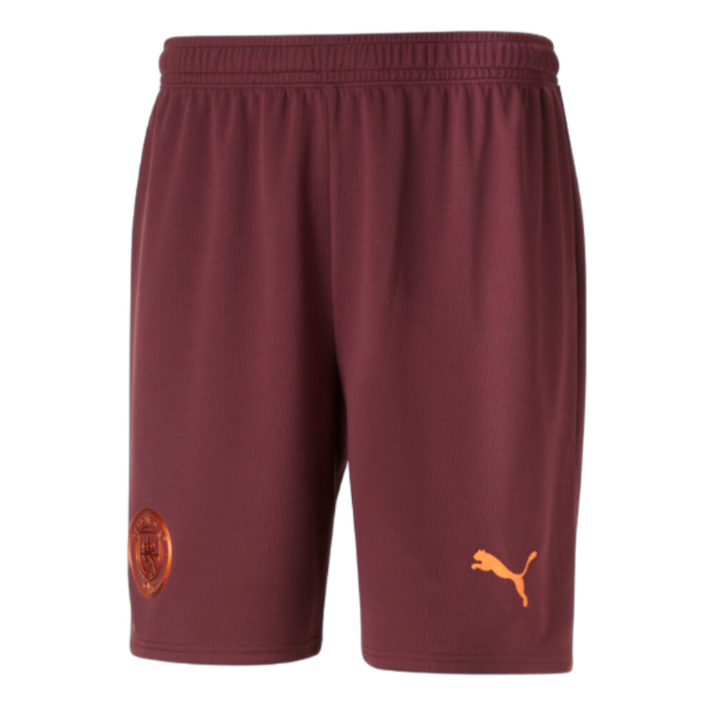 (S) 2023-2024 Man City Away Shorts (Aubergine)