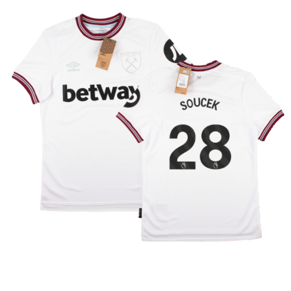 Umbro (4Xl) 2023-2024 West Ham United Away Shirt (Soucek 28) White