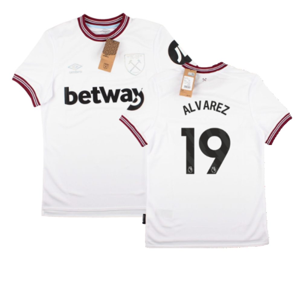 Umbro (3Xl) 2023-2024 West Ham United Away Shirt (Alvarez 19)