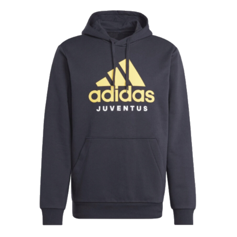 (3XL) 2023-2024 Juventus DNA Hooded Top (Black)