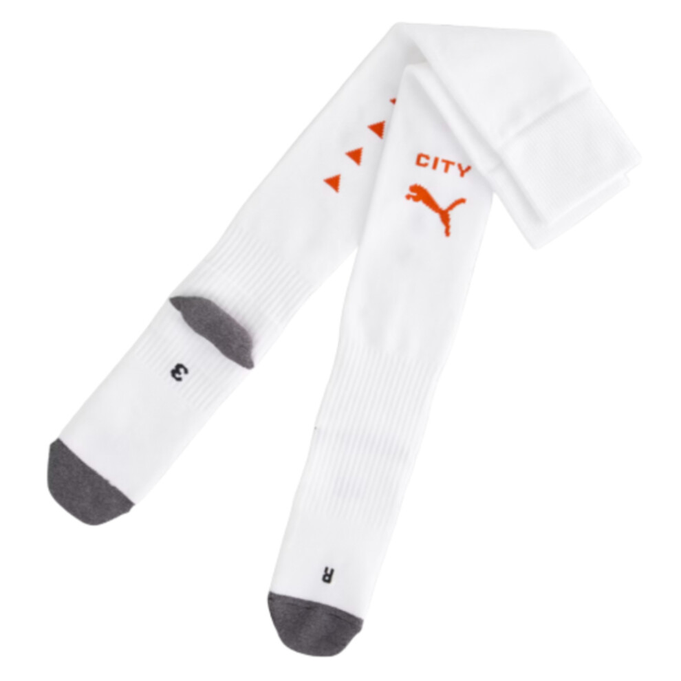 (L) 2023-2024 Man City Away Socks (White)-image-OPC-PFZ2TVW-NEW
