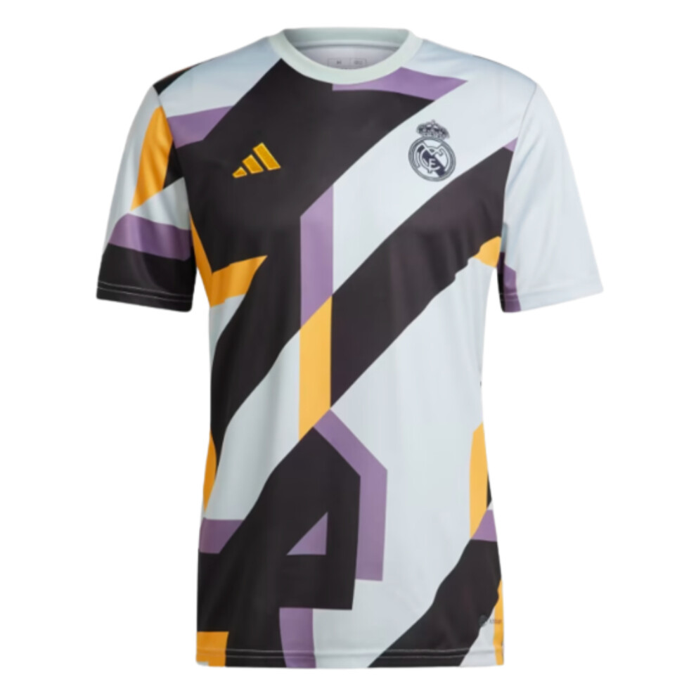 (L) 2023-2024 Real Madrid Pre-Match Shirt (Silver)