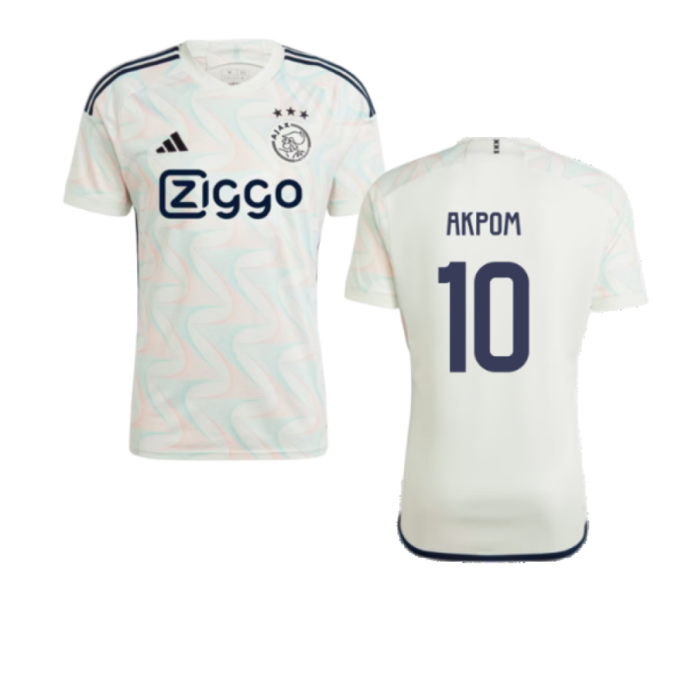 (3XL) 2023-2024 Ajax Away Shirt (Akpom 10)