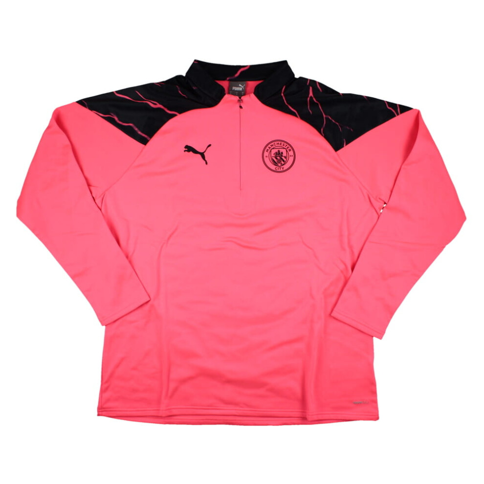 (XL) 2023-2024 Man City Training Fleece (Sunset Glow)