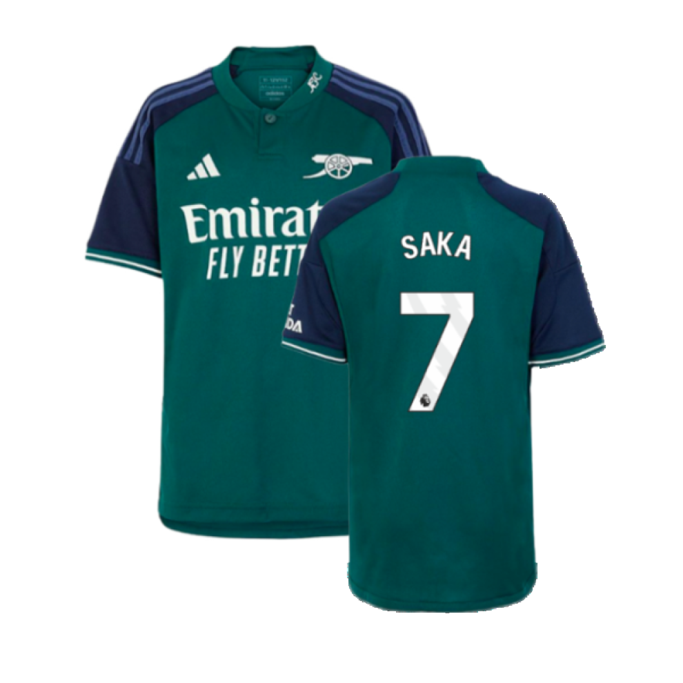 (MB) 2023-2024 Arsenal Third Shirt (Kids) (Saka 7)