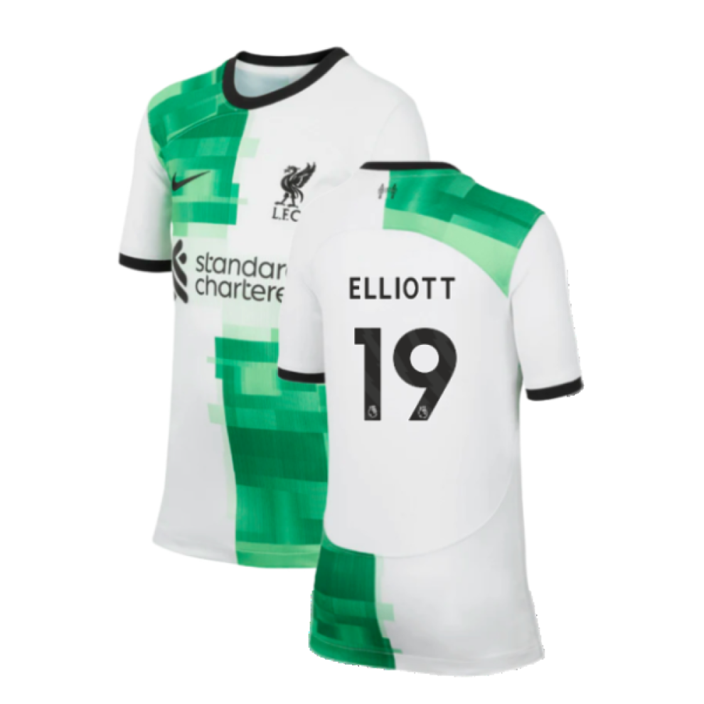 (SB) 2023-2024 Liverpool Away Shirt (Kids) (Elliott 19)