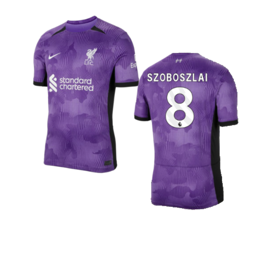 (XL) 2023-2024 Liverpool Third Shirt (Szoboszlai 8)