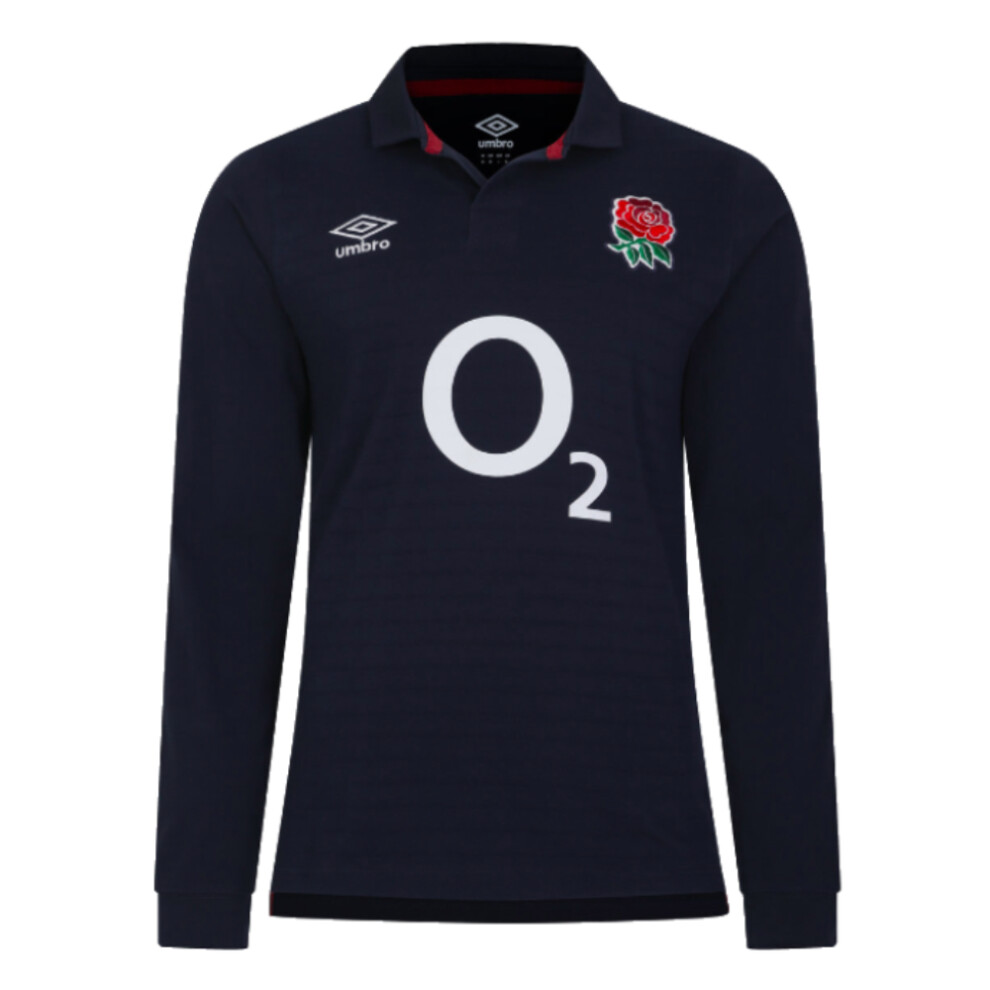 (LB) 2023-2024 England Rugby Alternate LS Classic Jersey (Kids)