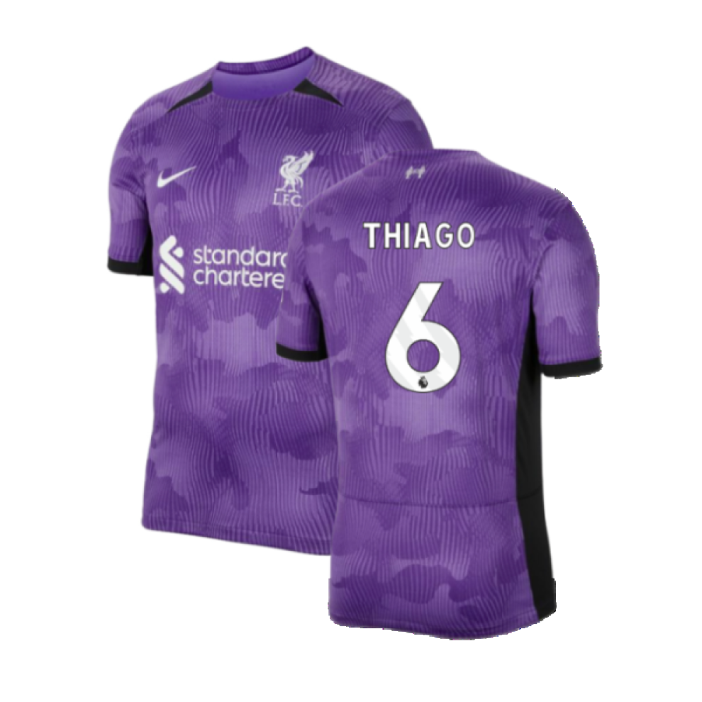 (M) 2023-2024 Liverpool Third Shirt (Thiago 6)