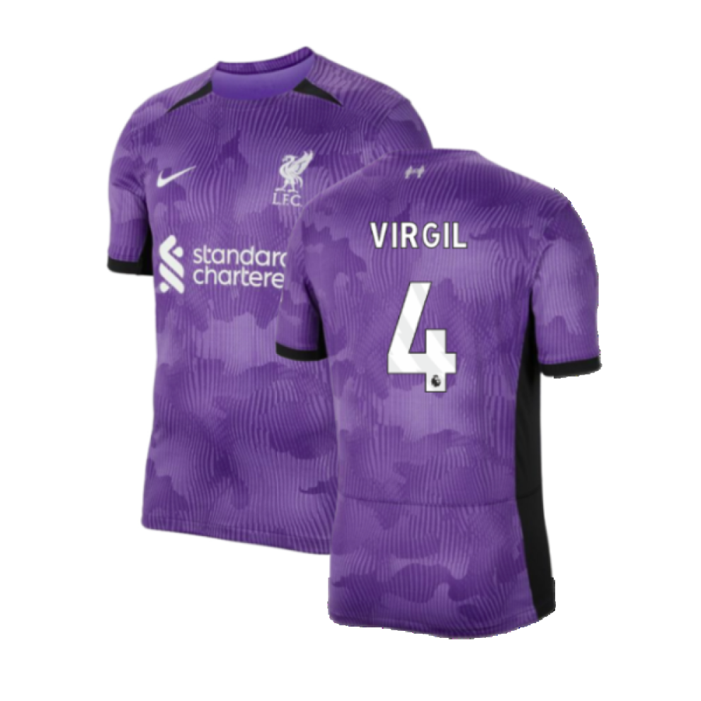 Nike (Xs) 2023-2024 Liverpool Third Shirt (Virgil 4)