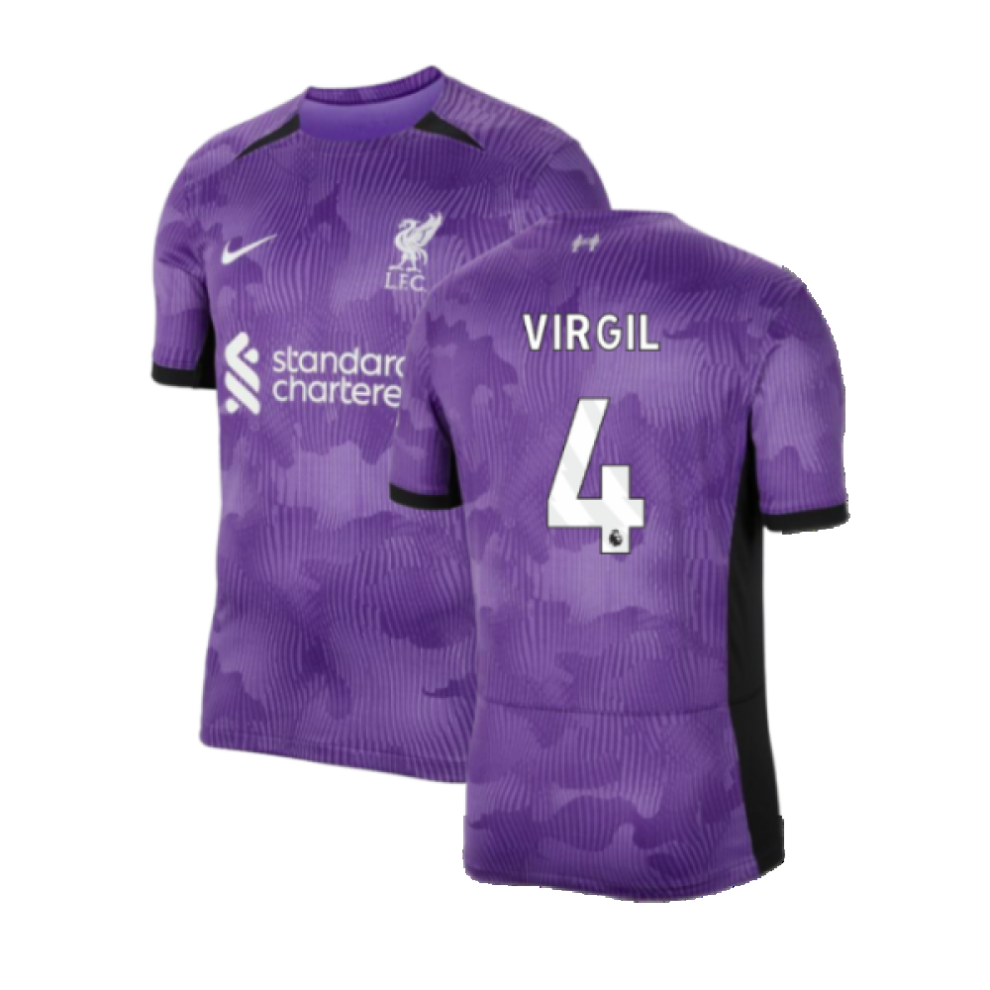 (S) 2023-2024 Liverpool Third Shirt (Virgil 4)