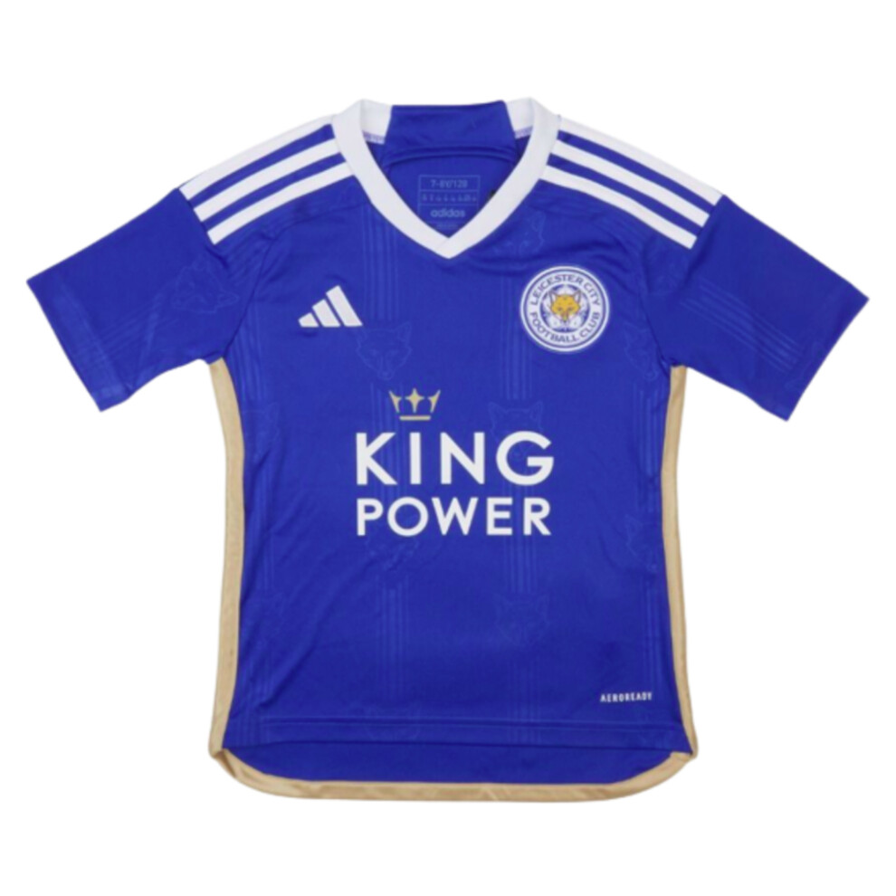 (MB) 2023-2024 Leicester City Home Shirt (Kids)