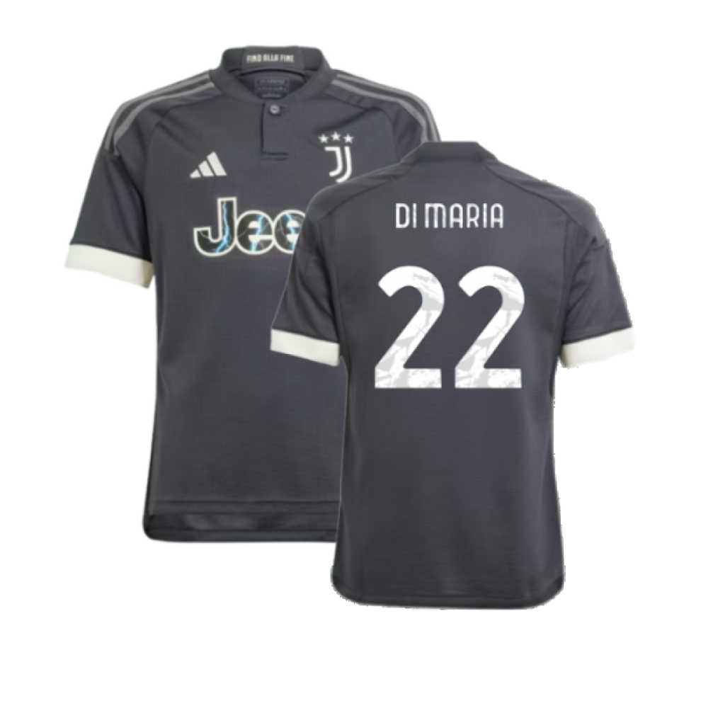 (SB) 2023-2024 Juventus Third Shirt (Kids) (DI MARIA 22)