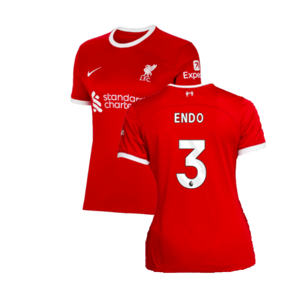 (S) 2023-2024 Liverpool Home Shirt (Ladies) (Endo 3)