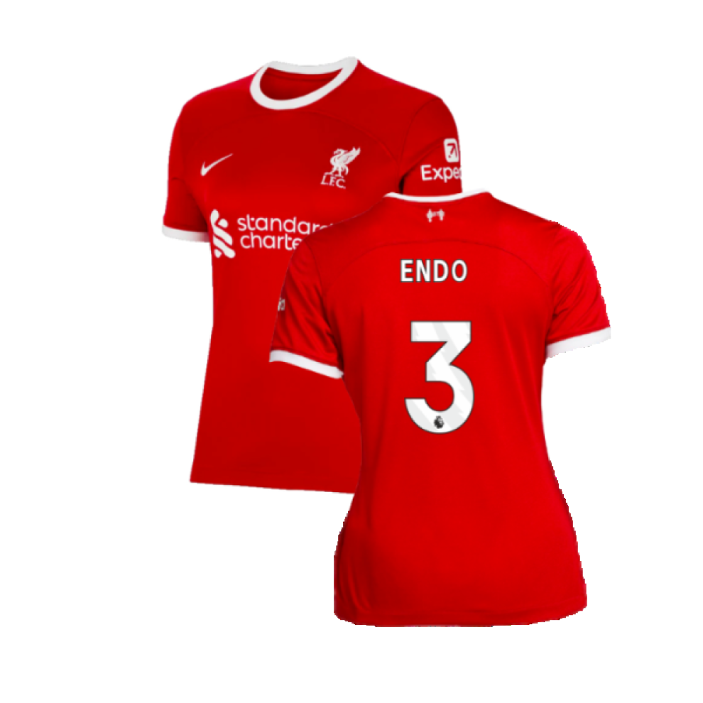Nike (Xl) 2023-2024 Liverpool Home Shirt (Ladies) (Endo 3)