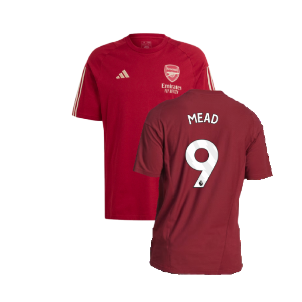 (XS) 2023-2024 Arsenal Training Tee (Red) (Mead 9)