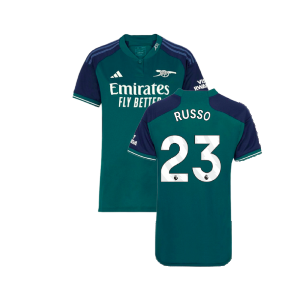 (XL) 2023-2024 Arsenal Third Shirt (Ladies) (Russo 23)