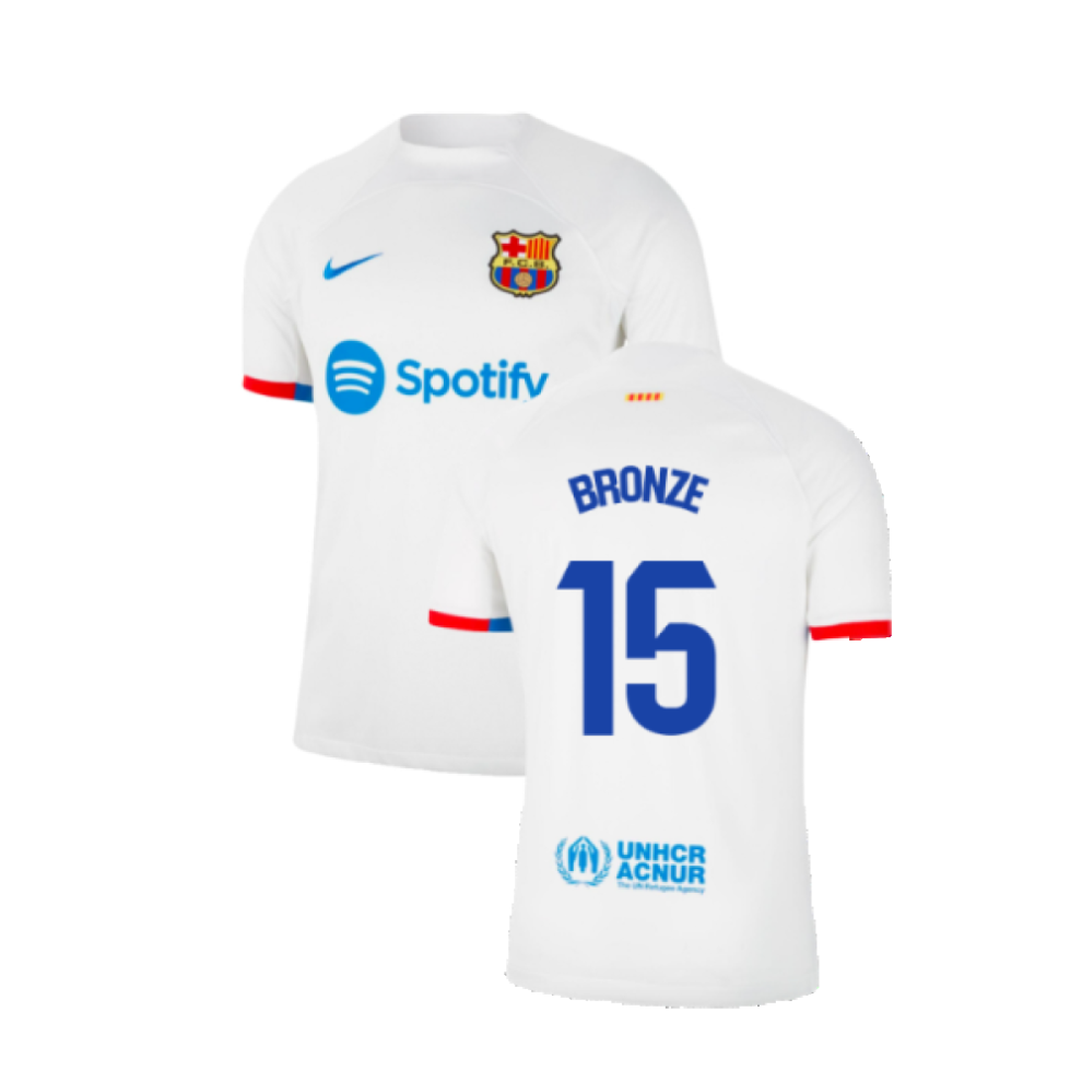 (L) 2023-2024 Barcelona Away Shirt (Bronze 15)