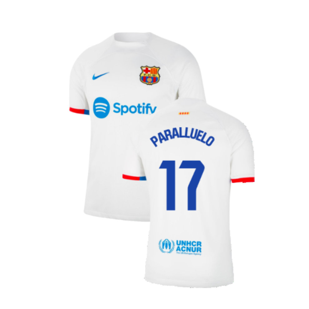 (L) 2023-2024 Barcelona Away Shirt (Paralluelo 17)