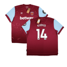 (M) 2023-2024 West Ham United Home Shirt (Kudus 14)