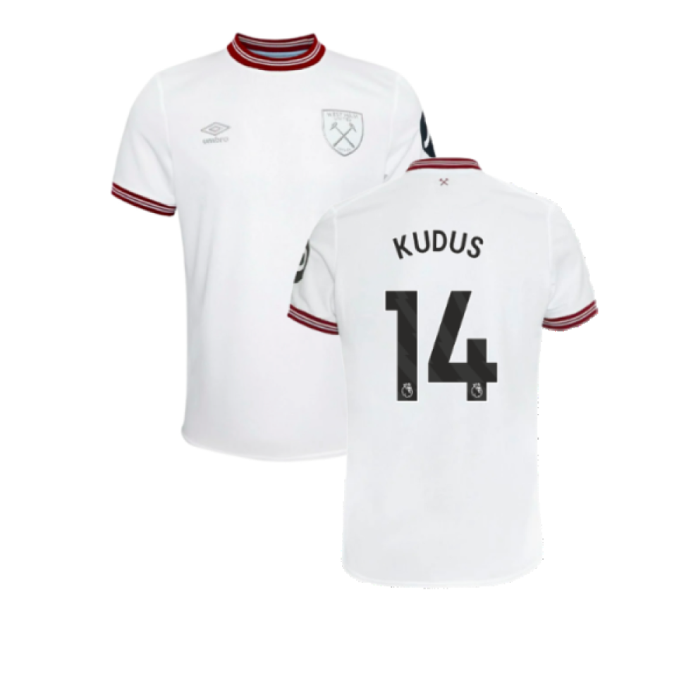 (MB) 2023-2024 West Ham United Away Shirt (Kids) (Kudus 14)