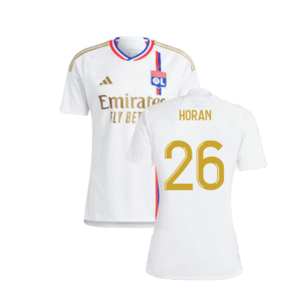 (M) 2023-2024 Olympique Lyon Home Shirt (Horan 26)