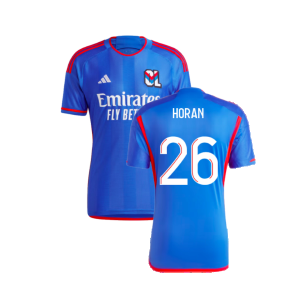 (L) 2023-2024 Olympique Lyon Away Shirt (Horan 26)