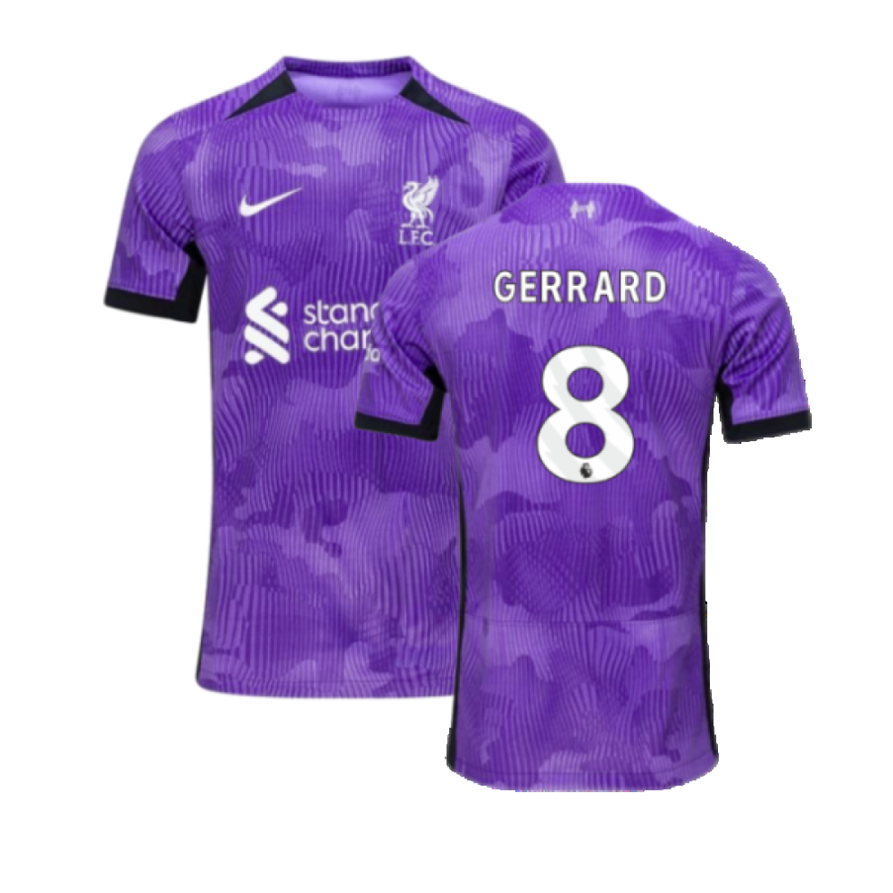 (XSB) 2023-2024 Liverpool Third Shirt (Kids) (Gerrard 8)