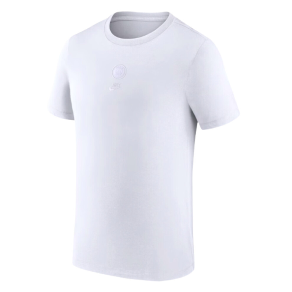 (XL) 2023-2024 PSG Premium Essentials T-shirt (White)