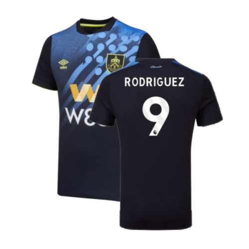 Umbro (L) 2023-2024 Burnley Third Shirt (RODRIGUEZ 9)