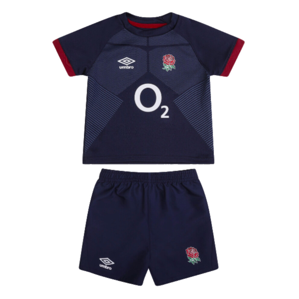 Umbro (6-12 Months) 2023-2024 England Rugby Alternate Replica Baby Kit