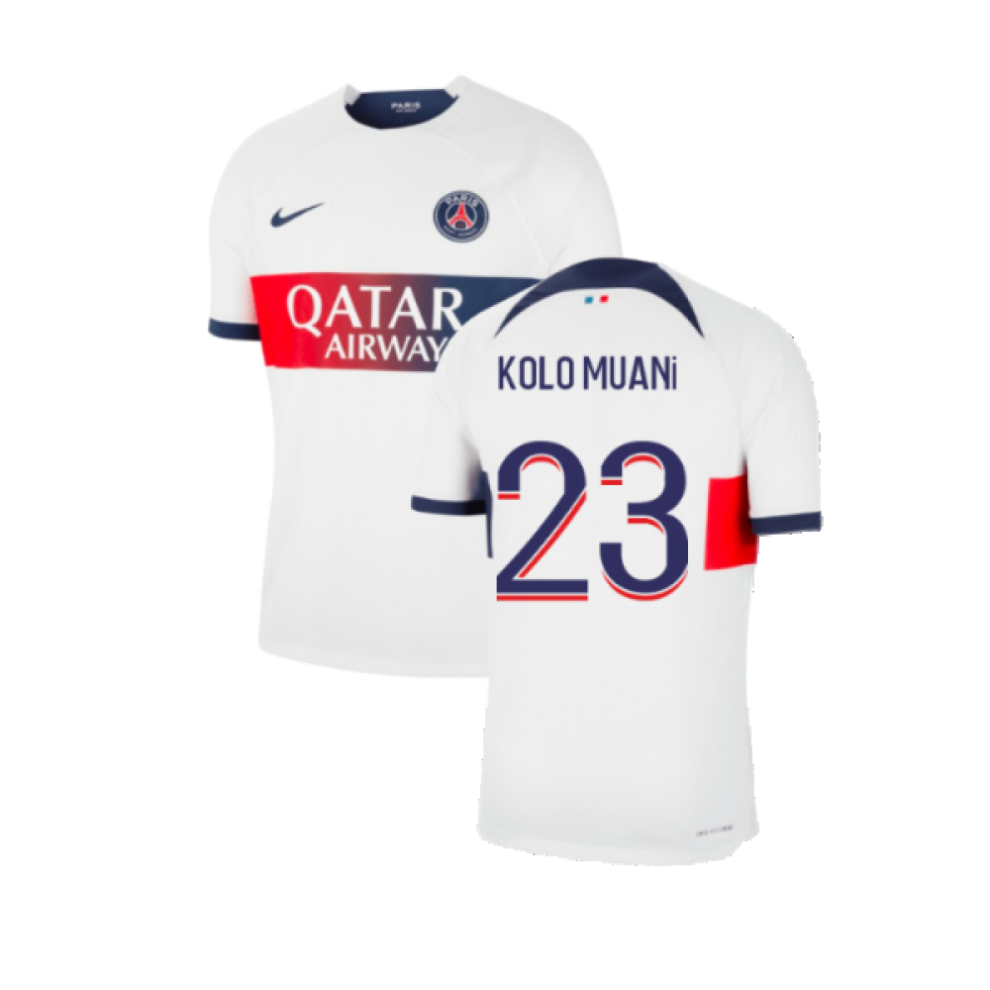 (S) 2023-2024 PSG Away Shirt (Kolo Muani 23)