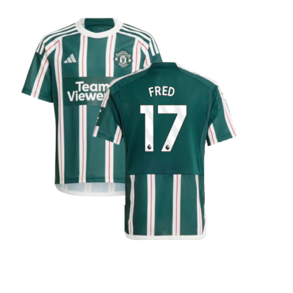 Adidas (Mb) 2023-2024 Man Utd Away Shirt (Kids) (Fred 17)